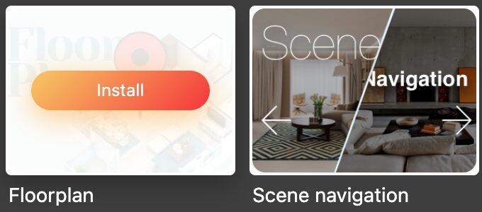 Hovering a plugin card reveals the Install button